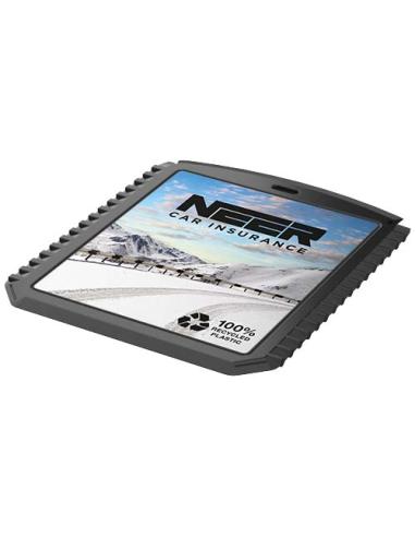 Rascador de hielo rectangular de plástico reciclado N09205022