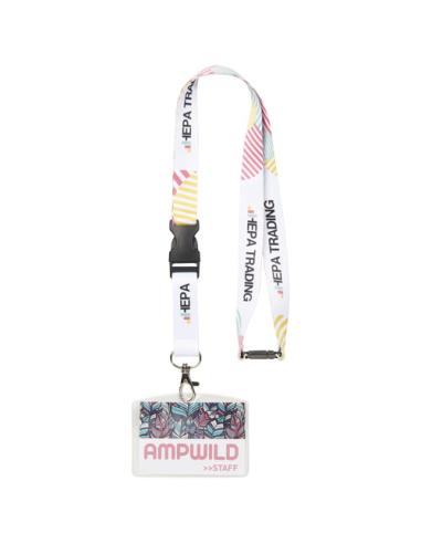Balta lanyard en sublimación con hebilla desmontable y cierre de seguridad NC0700LP1