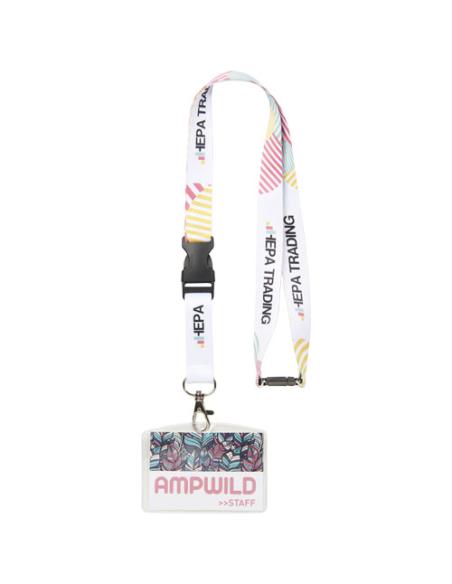 Balta lanyard en sublimación con hebilla desmontable y cierre de seguridad NC0700LP1