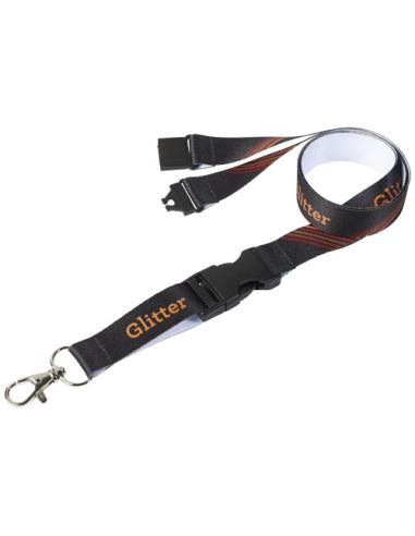 Balta lanyard en sublimación con hebilla desmontable y cierre de seguridad NC0700LP1
