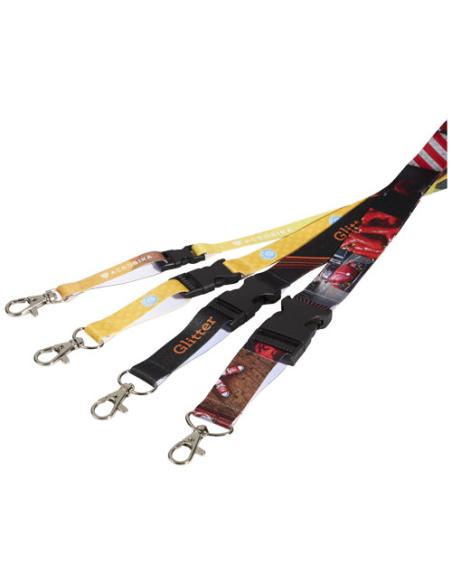 Balta lanyard en sublimación con hebilla desmontable y cierre de seguridad NC0700LP1
