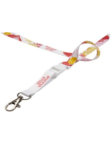 Balta lanyard en sublimación con hebilla desmontable y cierre de seguridad NF1700LP1