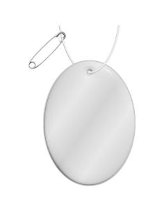 Colgante ovalado de PVC reflectante H-12 RFX™ N10010RP1
