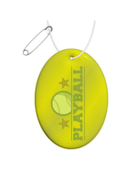Colgante ovalado de PVC reflectante H-12 RFX™ N60010RP1
