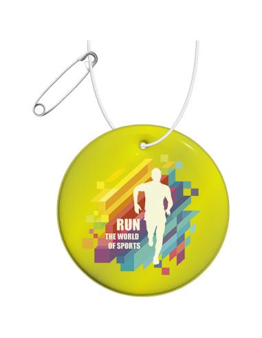 Colgante de circulo mediano de PVC reflectante H-12 RFX™ N60120RP1