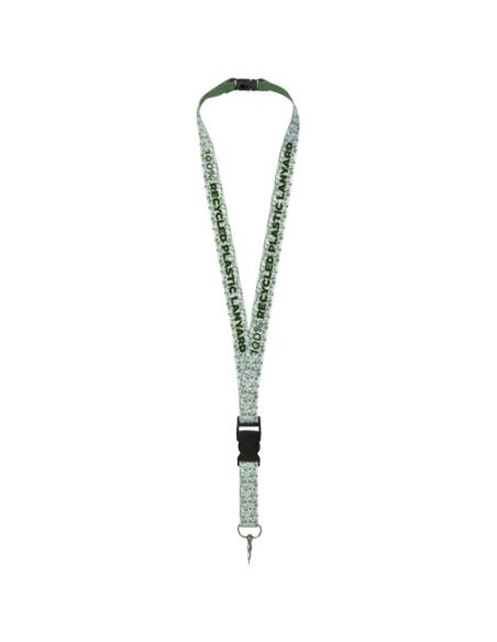 Balta lanyard en sublimación de PET reciclado con hebilla desmontable y cierre de seguridad NC1001LP1