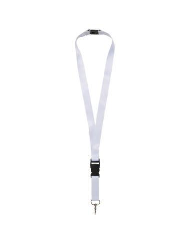 Balta lanyard en sublimación de PET reciclado con hebilla desmontable y cierre de seguridad NC1001LP1