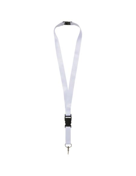 Balta lanyard en sublimación de PET reciclado con hebilla desmontable y cierre de seguridad NC1001LP1