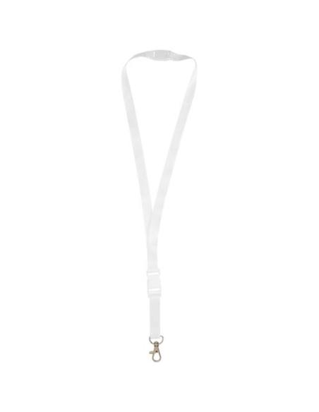 Balta lanyard en sublimación de PET reciclado con hebilla desmontable y cierre de seguridad NF0901LP1