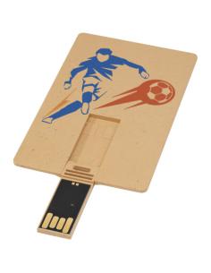 USB con forma de tarjeta de crédito rectangular biodegradable ND60584Z1 2