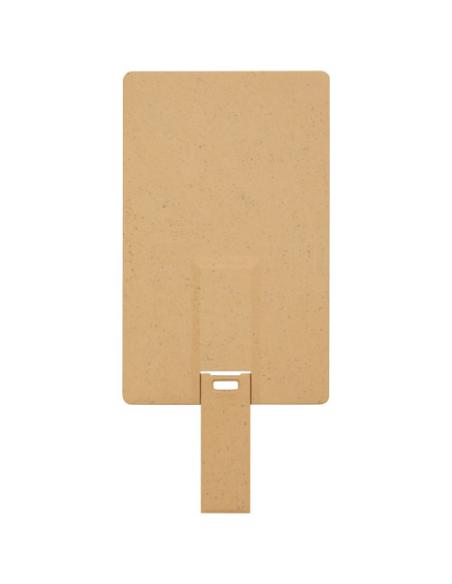 USB con forma de tarjeta de crédito rectangular biodegradable ND60584Z1