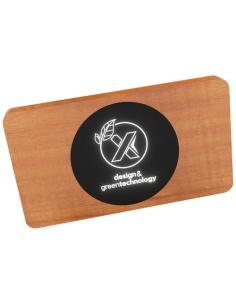 Batería externa inalámbrica de madera de 5000 mAh luminosa N17360XP1