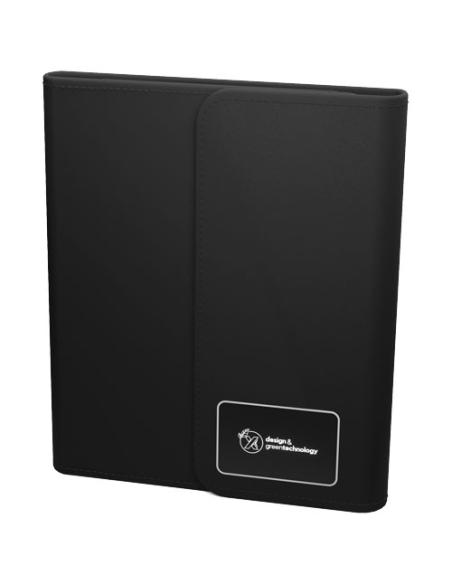 Libreta A5 con batería externa inalámbrica de 5 W y 4000 mAh y logotipo retroiluminado N09570XP1