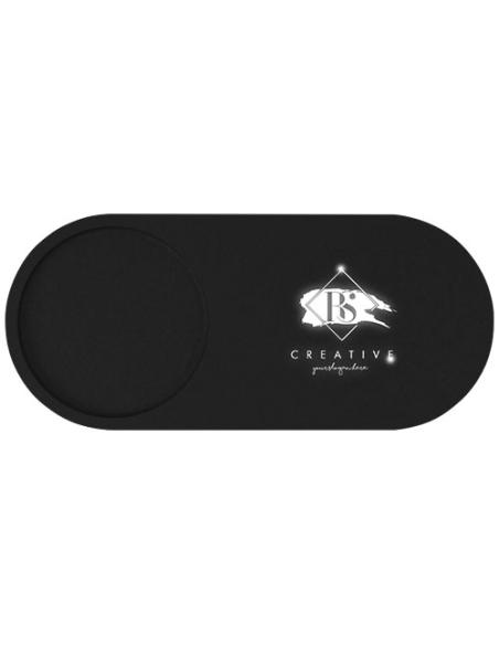 Base de carga inalámbrica con logotipo retroiluminado de 10 W y soporte para lápices de bambú N17870XP1