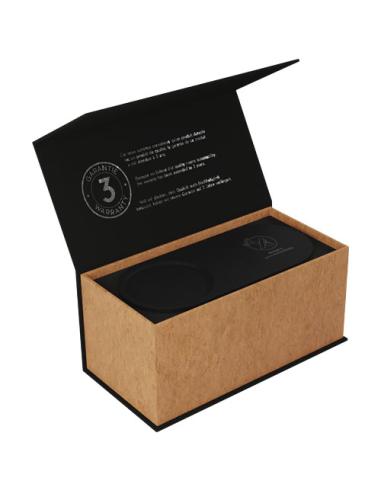 Base de carga inalámbrica con logotipo retroiluminado de 10 W y soporte para lápices de bambú N17870XP1