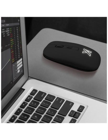 Ratón inalámbrico antibacteriano con logotipo retroiluminado N09970XP1