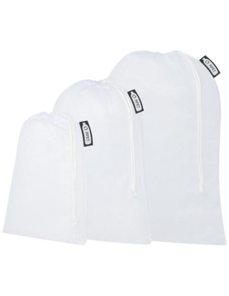 Juego de 3 bolsas de la compra en poliéster reciclado N10540LP1