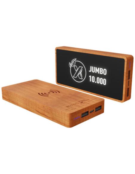 Batería externa inalámbrica de madera de 10 000mAh N17990XP1