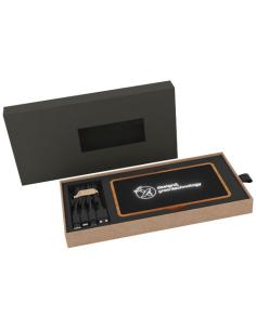 Batería externa inalámbrica de madera de 10 000mAh N17990XP1 2
