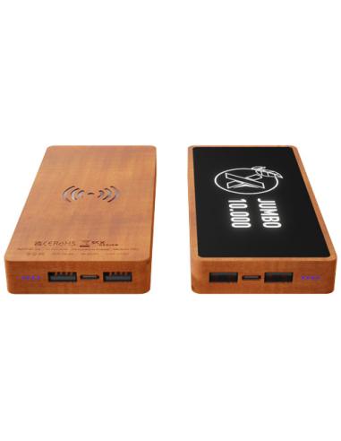 Batería externa inalámbrica de madera de 10 000mAh N17990XP1