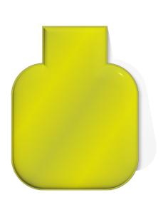 Imán de TPU reflectante cuadrado M-10 N10660RP1