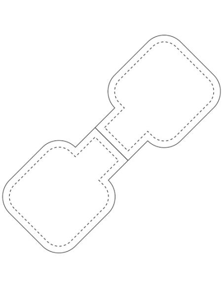 Imán de TPU reflectante cuadrado M-10 N31660RP1