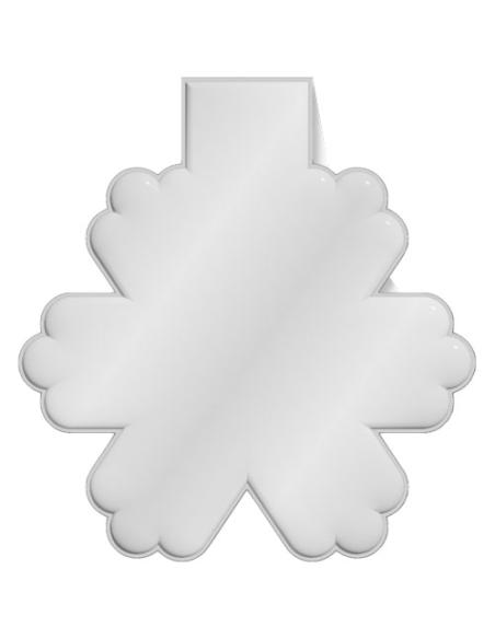 Imán reflectante de PVC de copo de nieve M-10 N10760RP1