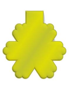 Imán reflectante de PVC de copo de nieve M-10 N10760RP1