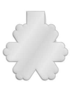 Imán de TPU reflectante de copo de nieve M-10 N10860RP1