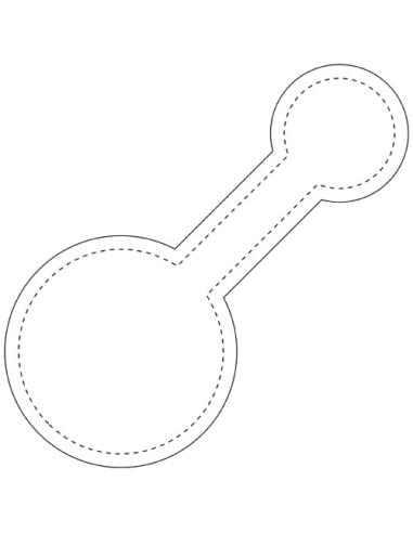 Imán de TPU reflectante redondo grande M-10 N10070RP1