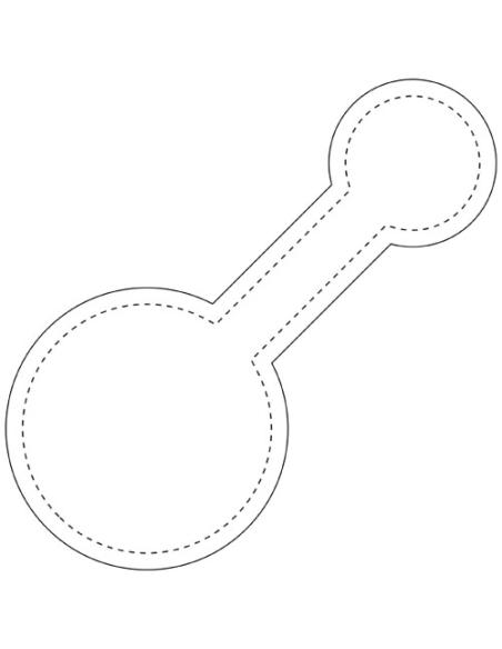 Imán de TPU reflectante redondo grande M-10 N10070RP1