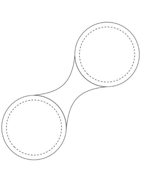 Imán de TPU reflectante redondo pequeño M-10 N31170RP1