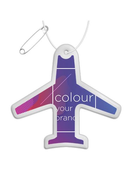 Colgante de PVC reflectante en forma de avión H-09 N10080RP1