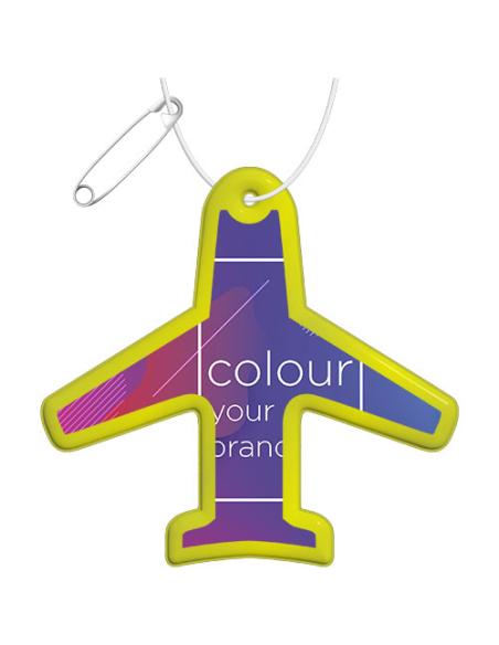 Colgante de PVC reflectante en forma de avión H-09 N31080RP1