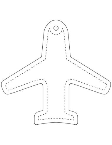 Colgante de TPU reflectante en forma de avión H-09 N31180RP1