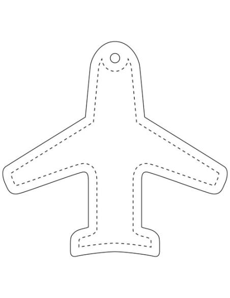 Colgante de TPU reflectante en forma de avión H-09 N31180RP1