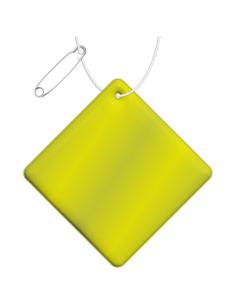 Colgante de PVC reflectante en forma de diamante pequeño H-09 N10280RP1