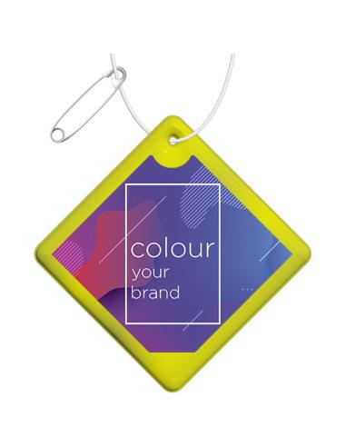 Colgante de PVC reflectante en forma de diamante pequeño H-09 N31280RP1