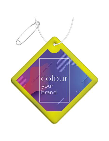 Colgante de PVC reflectante en forma de diamante pequeño H-09 N31280RP1