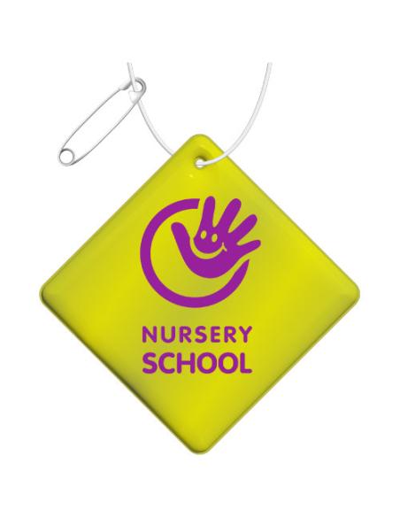 Colgante de TPU reflectante en forma de diamante pequeño H-09 N31380RP1