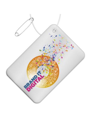 Colgante de PVC reflectante rectangular pequeño H-10 N10490RP1