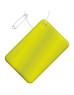 Colgante de PVC reflectante rectangular pequeño H-10 N10490RP1