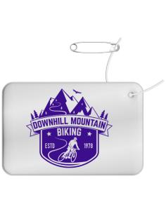 Colgante de TPU reflectante rectangular pequeño H-10 N10590RP1 2