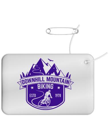 Colgante de TPU reflectante rectangular pequeño H-10 N10590RP1