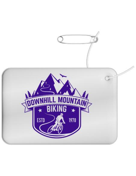 Colgante de TPU reflectante rectangular pequeño H-10 N10590RP1