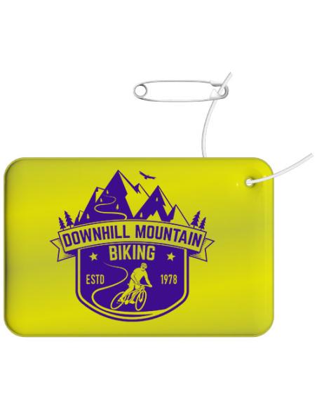 Colgante de TPU reflectante rectangular pequeño H-10 N31590RP1