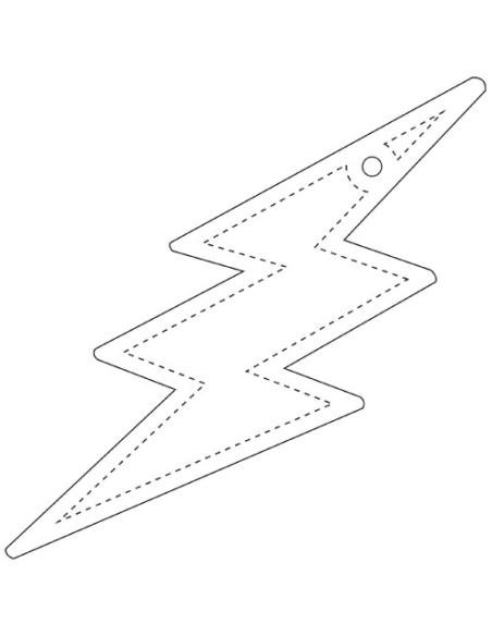 Colgante de PVC reflectante flash H-10 N31690RP1