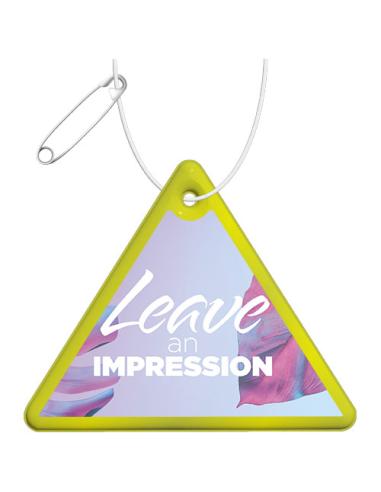 Colgante de PVC reflectante triangular H-12 N31001RP1