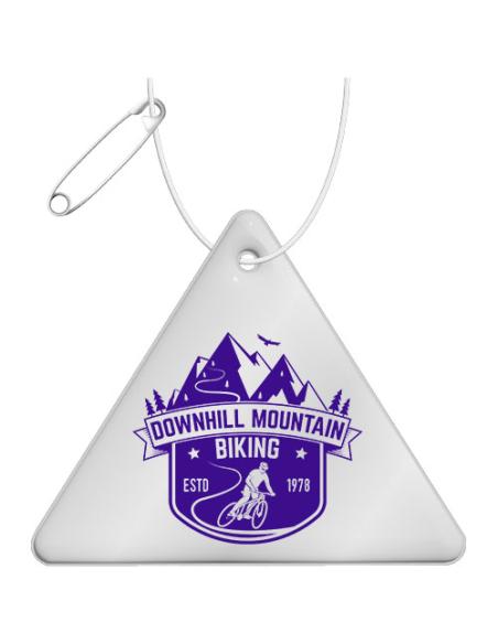Colgante de TPU reflectante triangular H-12 N10101RP1