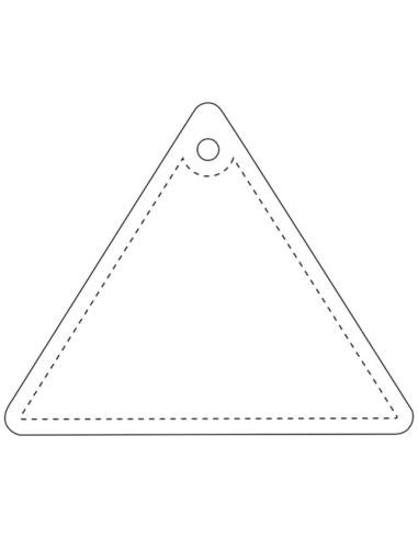 Colgante de TPU reflectante triangular H-12 N10101RP1